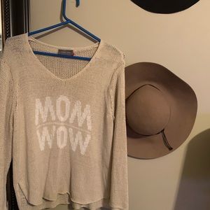 Cute and comfy knit MOM sweater.
